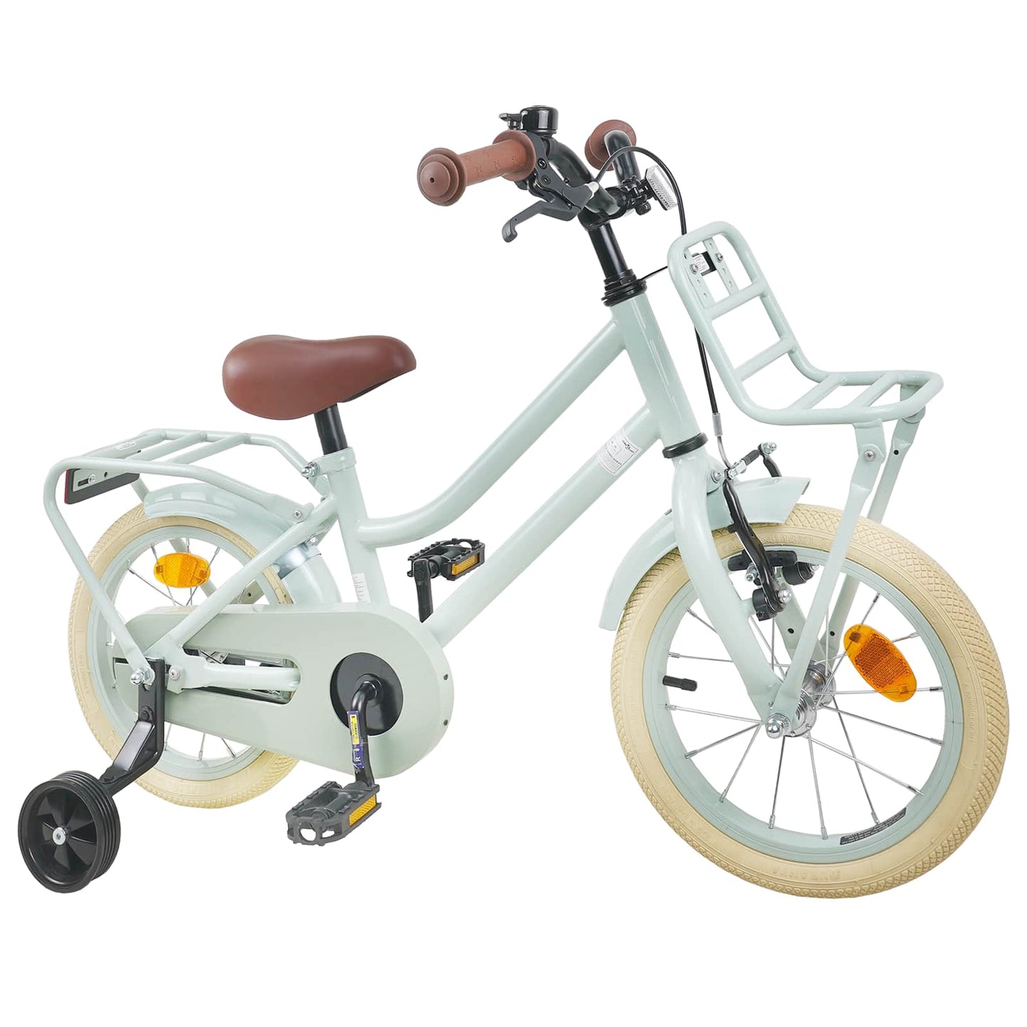 Kids Bike 16 Inches for 4-6 Years Old Light Green