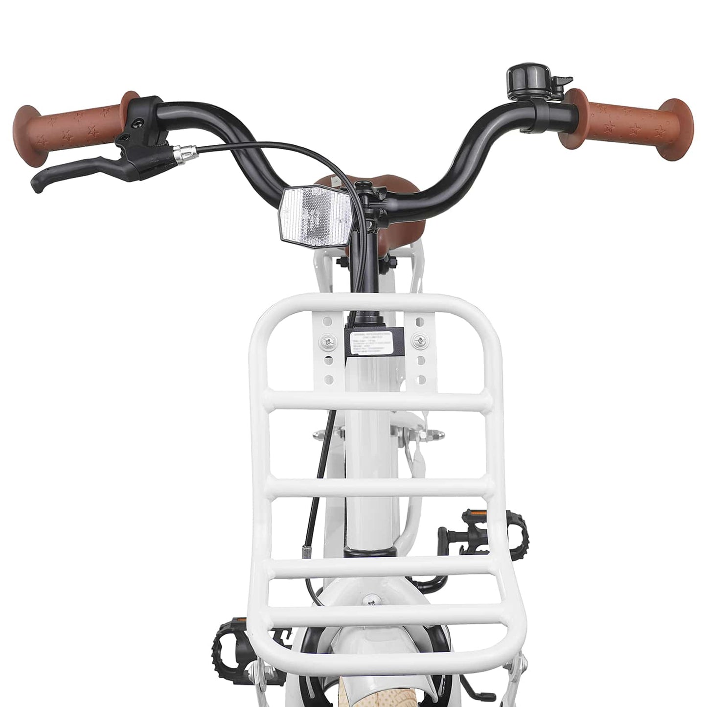 Kids Bike 18 Inches for 5-7 Years Old White