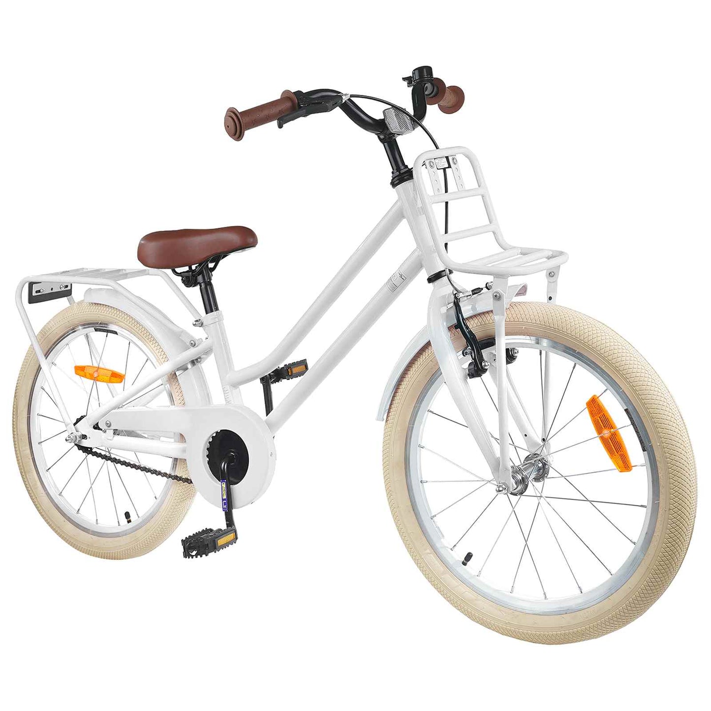 Kids Bike 20 Inches for 6-11 Years Old White