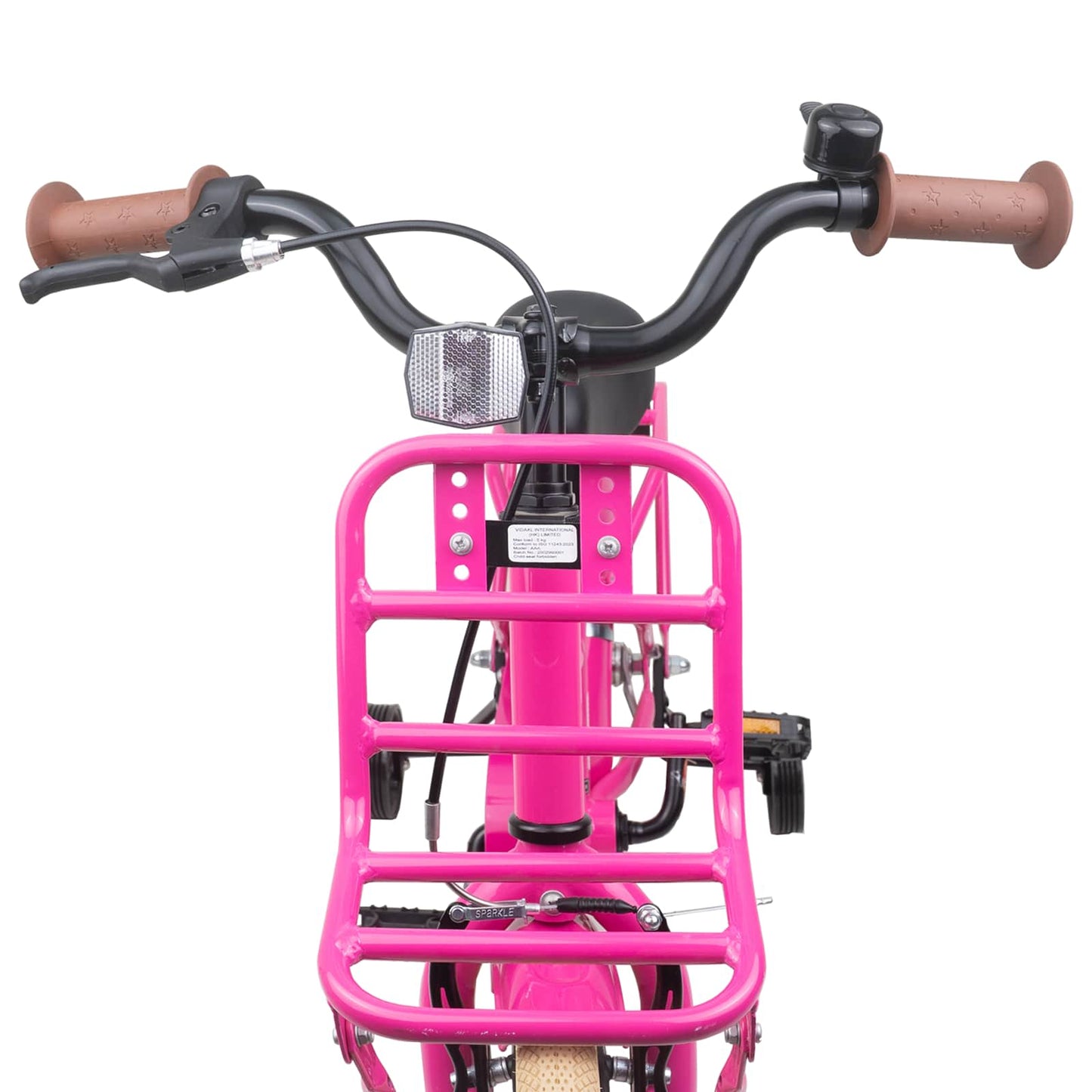 Kids Bike 12 Inches for 2-4 Years Old Dark Pink