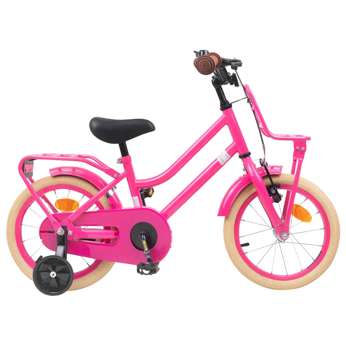Kids Bike 12 Inches for 2-4 Years Old Dark Pink