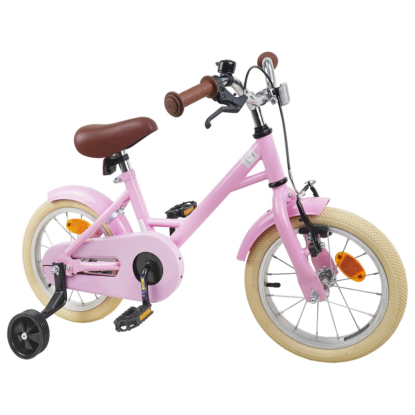 Kids Bike 12 Inches for 2-4 Years Old Light Pink