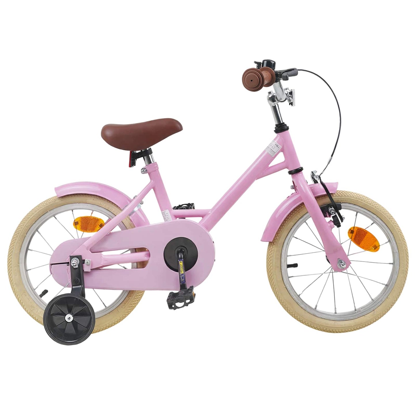 Kids Bike 16 Inches for 4-6 Years Old Light Pink