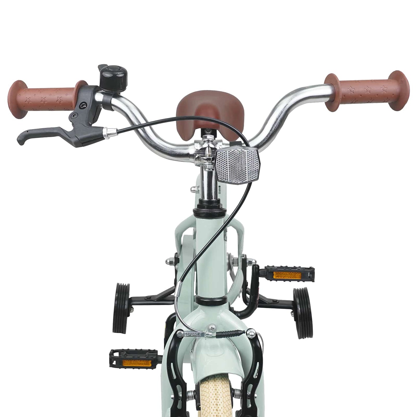Kids Bike 12 Inches for 2-4 Years Old Light Green