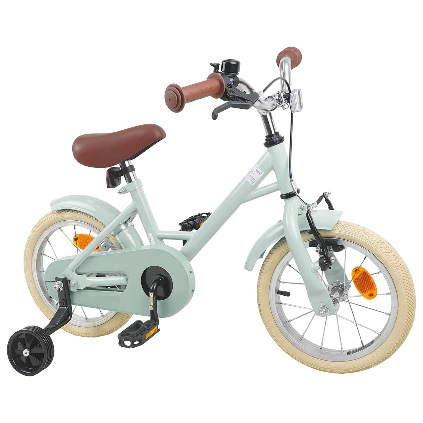 Kids Bike 16 Inches for 4-6 Years Old Light Green