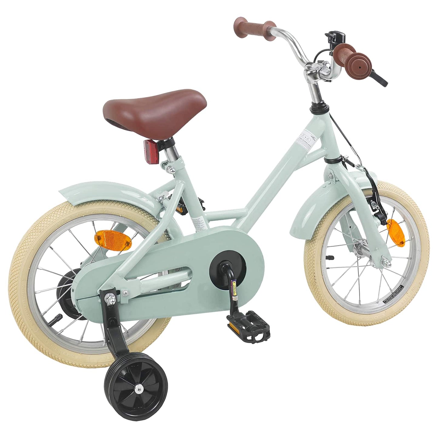 Kids Bike 16 Inches for 4-6 Years Old Light Green