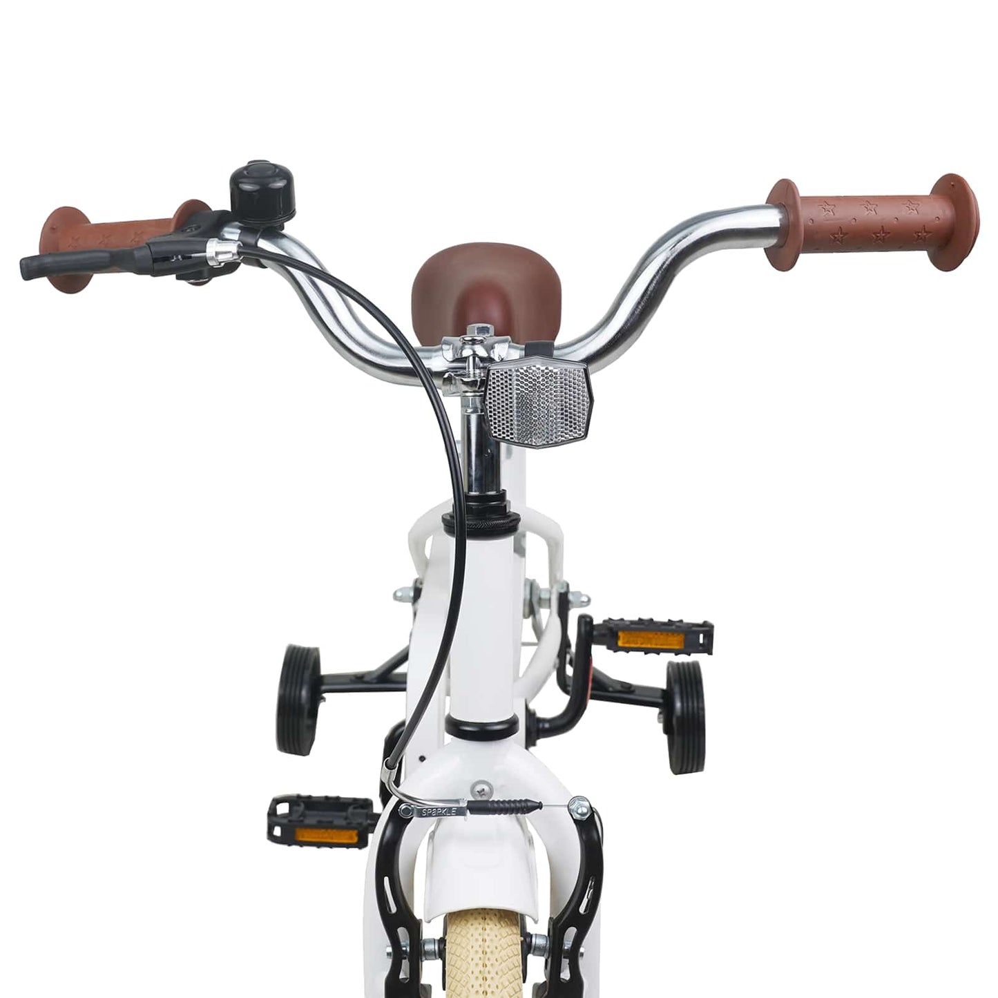 Kids Bike 12 Inches for 2-4 Years Old White