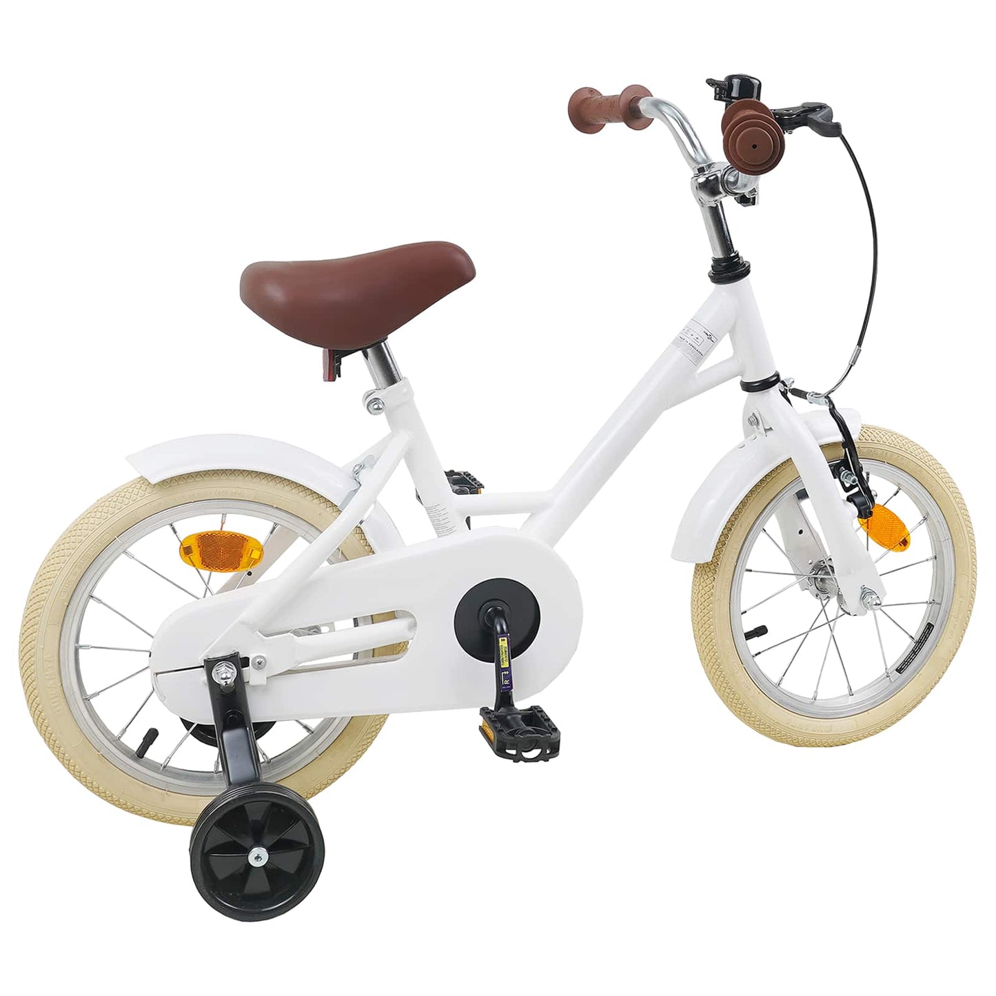 Kids Bike 12 Inches for 2-4 Years Old White