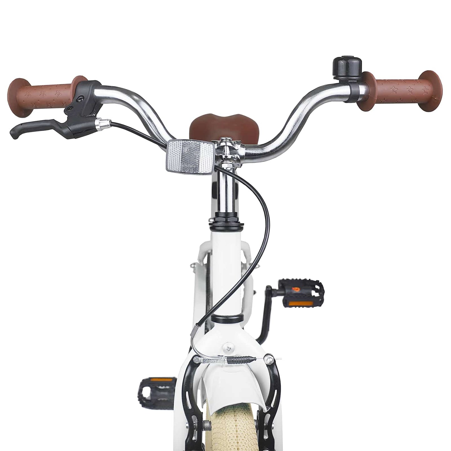 Kids Bike 18 Inches for 5-7 Years Old White