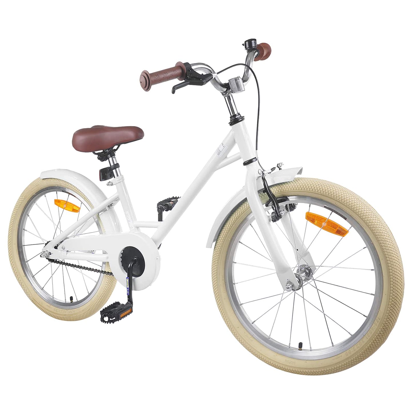 Kids Bike 20 Inches for 6-11 Years Old White