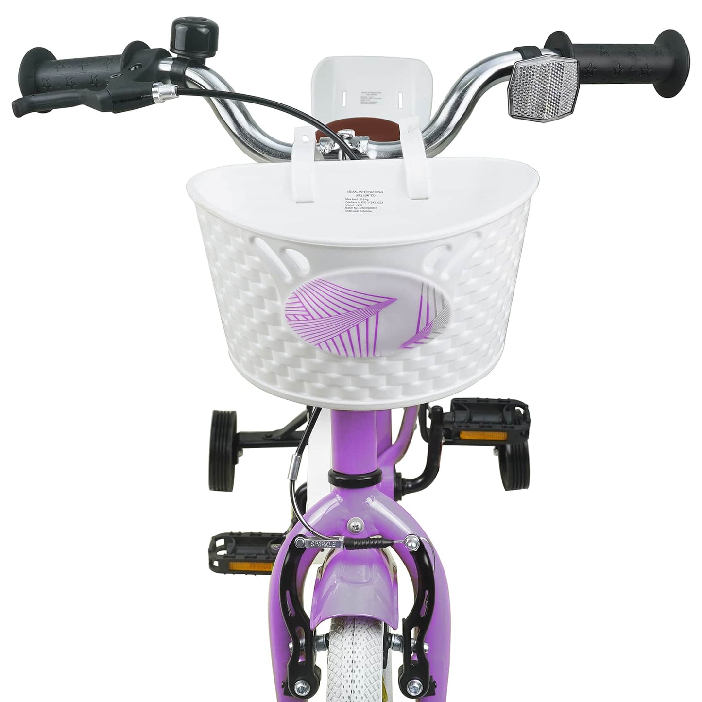 Kids Bike 12 Inches for 2-4 Years Old Purple