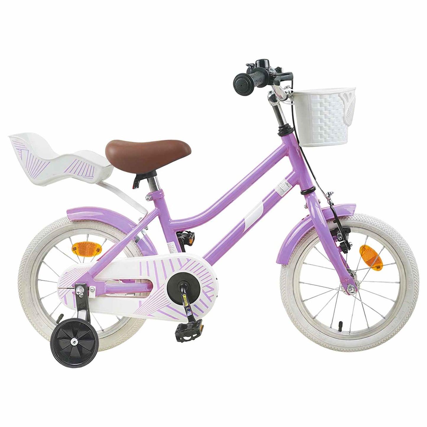 Kids Bike 12 Inches for 2-4 Years Old Purple