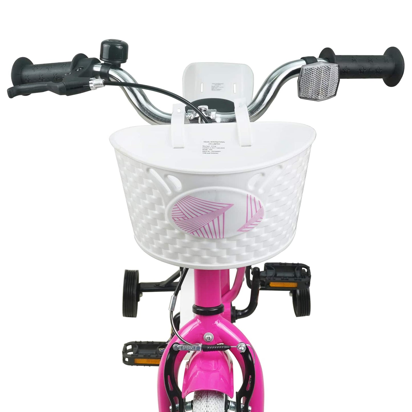 Kids Bike 14 Inches for 3-5 Years Old Dark Pink