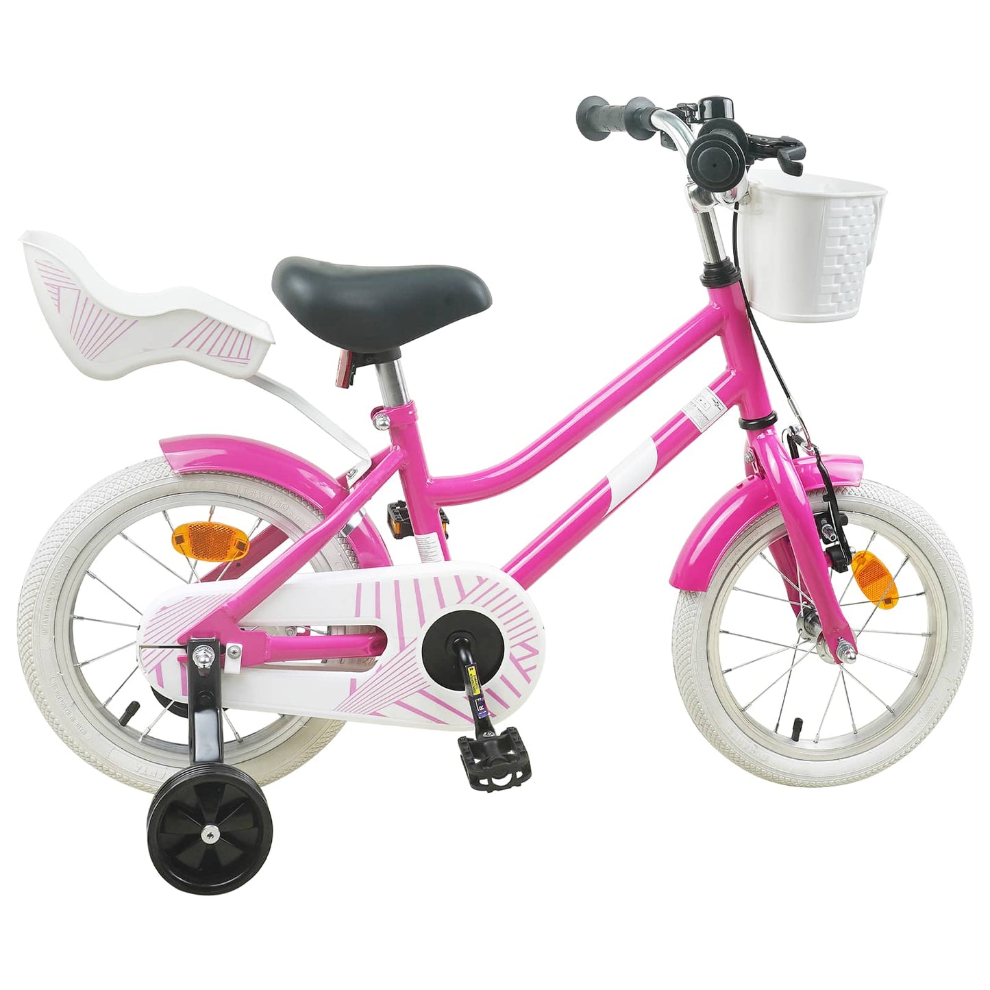 Kids Bike 16 Inches for 4-6 Years Old Dark Pink