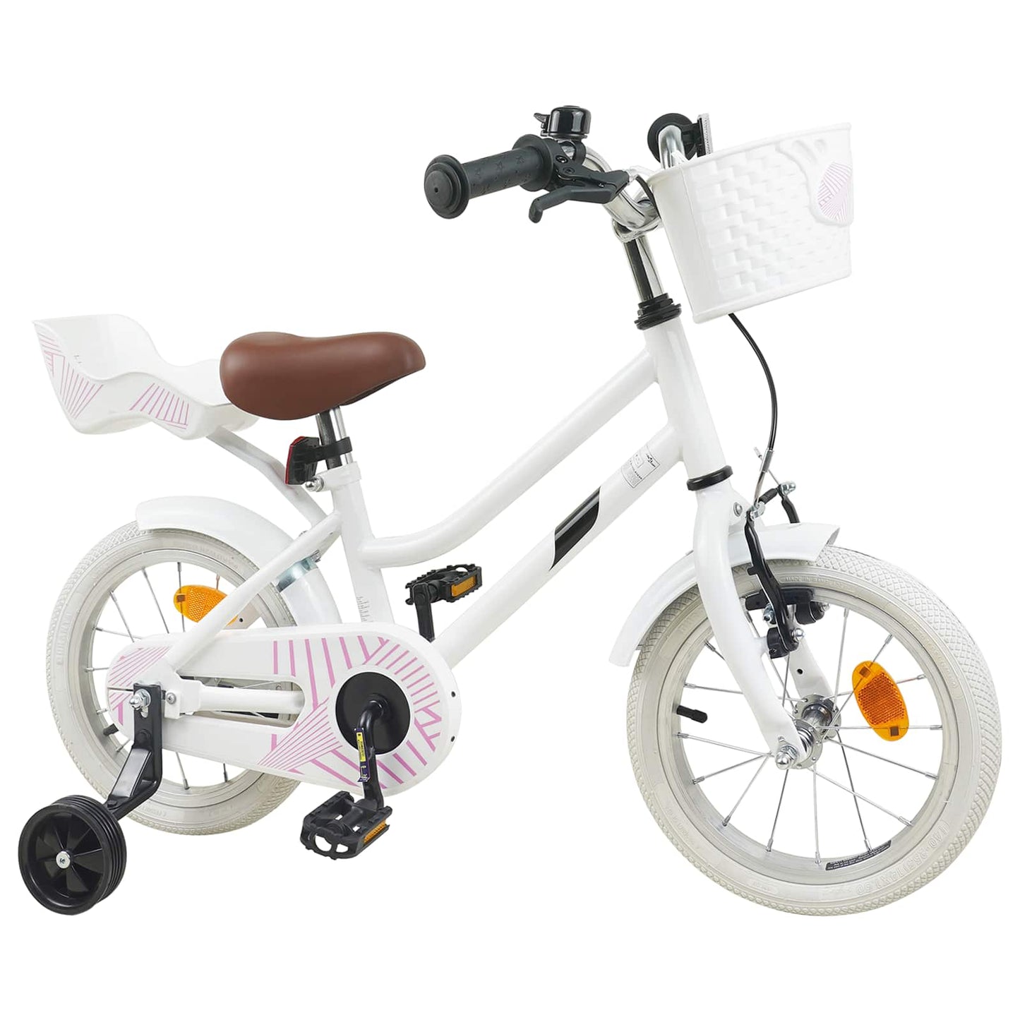 Kids Bike 16 Inches for 4-6 Years Old White