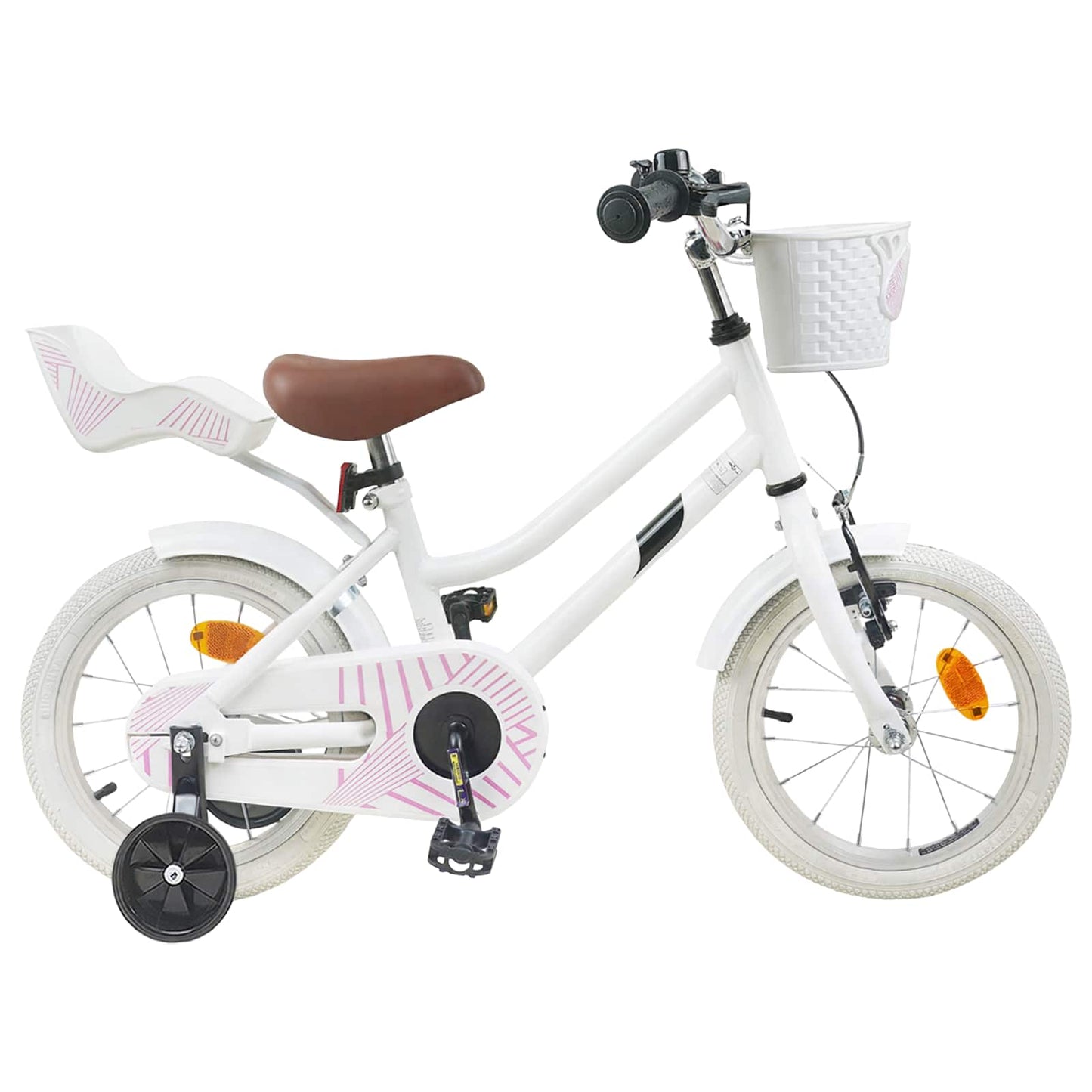 Kids Bike 16 Inches for 4-6 Years Old White