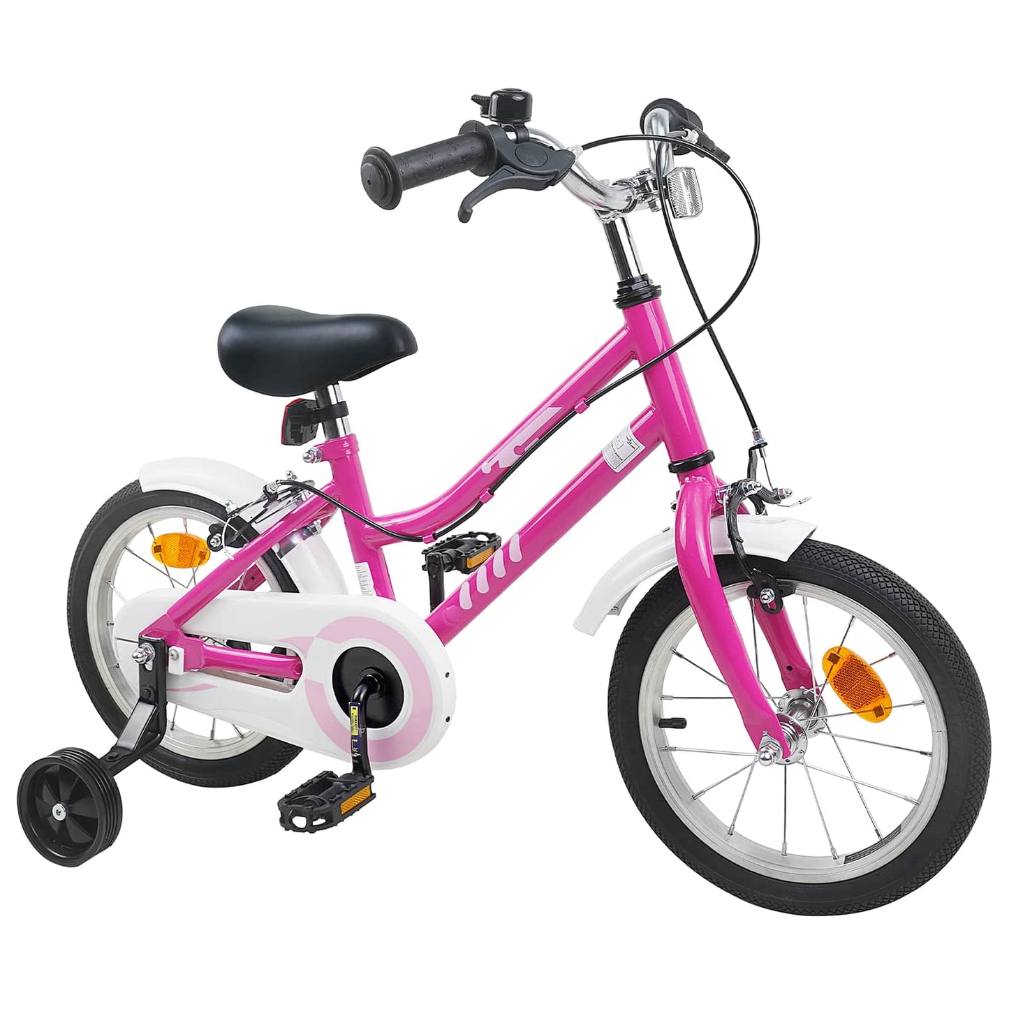 Kids Bike 16 Inches for 4-6 Years Old Pink White