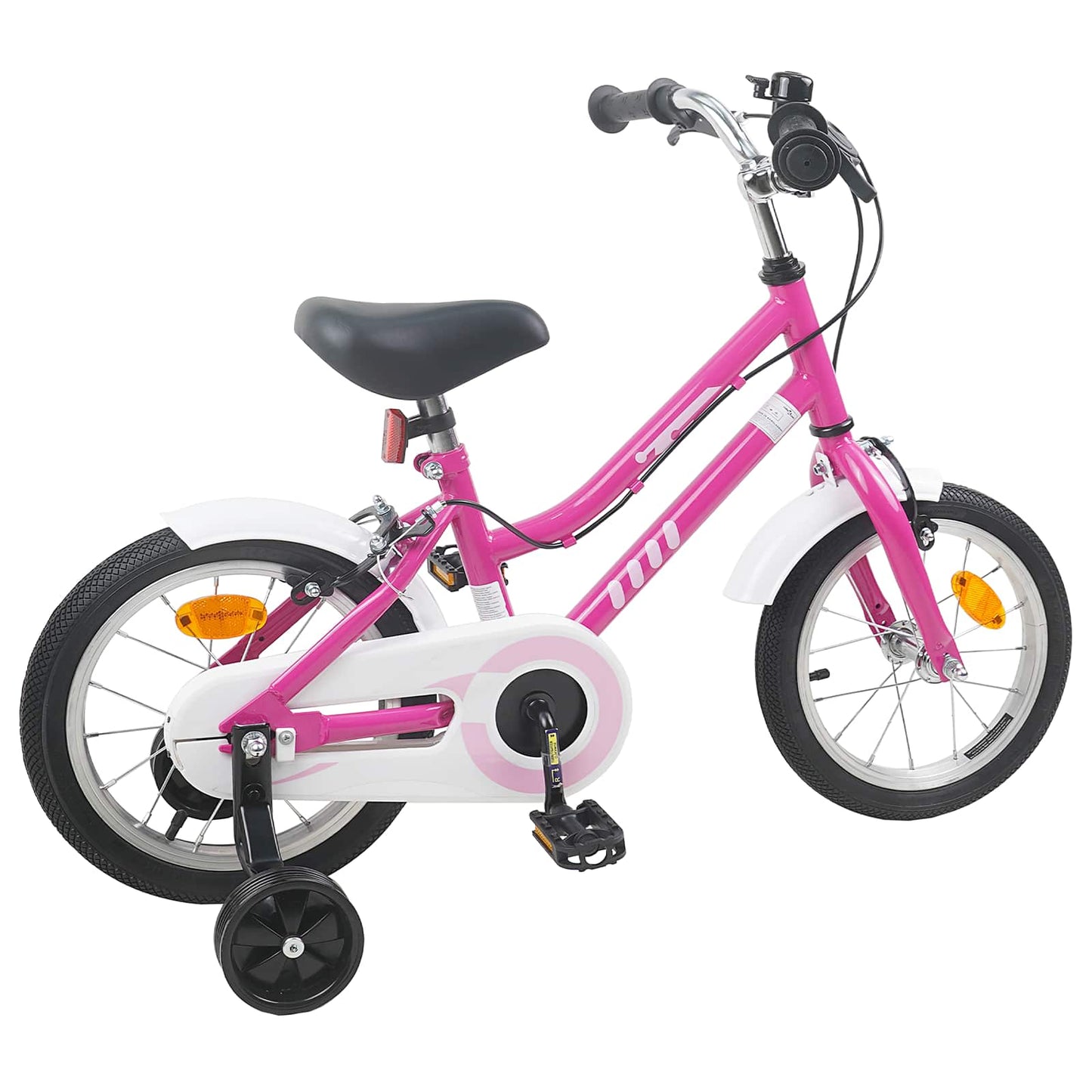 Kids Bike 16 Inches for 4-6 Years Old Pink White