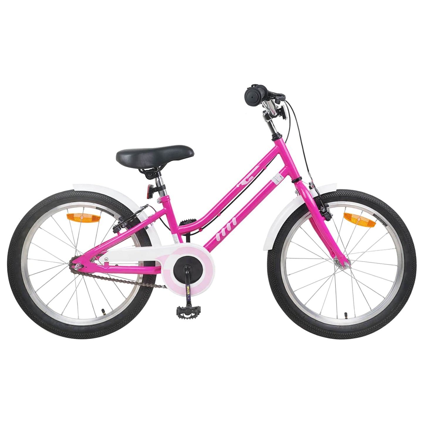 Kids Bike 24 Inches for 8-12 Years Old Pink White