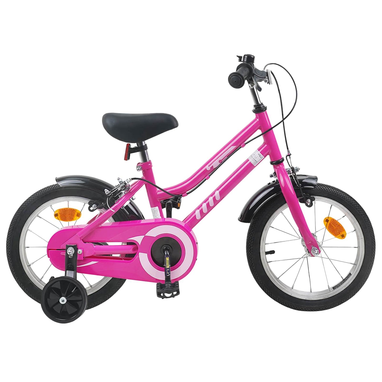 Kids Bike 12 Inches for 2-4 Years Old Pink Black