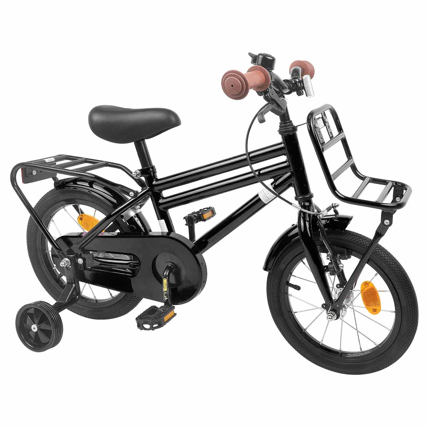 Kids Bike 16 Inches for 4-6 Years Old Black