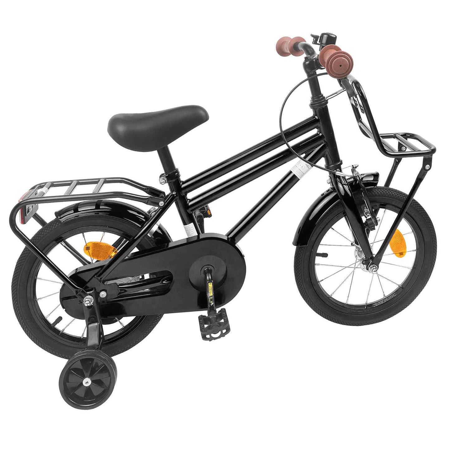 Kids Bike 16 Inches for 4-6 Years Old Black