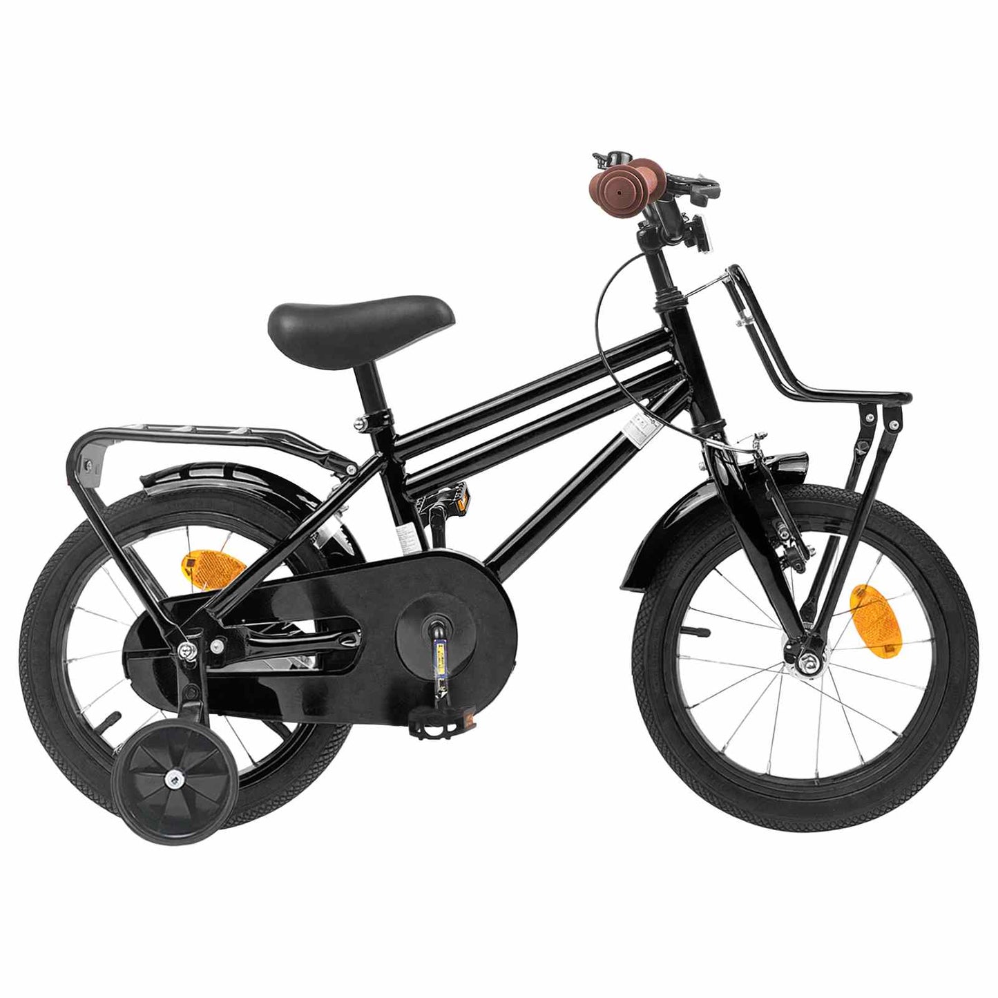 Kids Bike 16 Inches for 4-6 Years Old Black