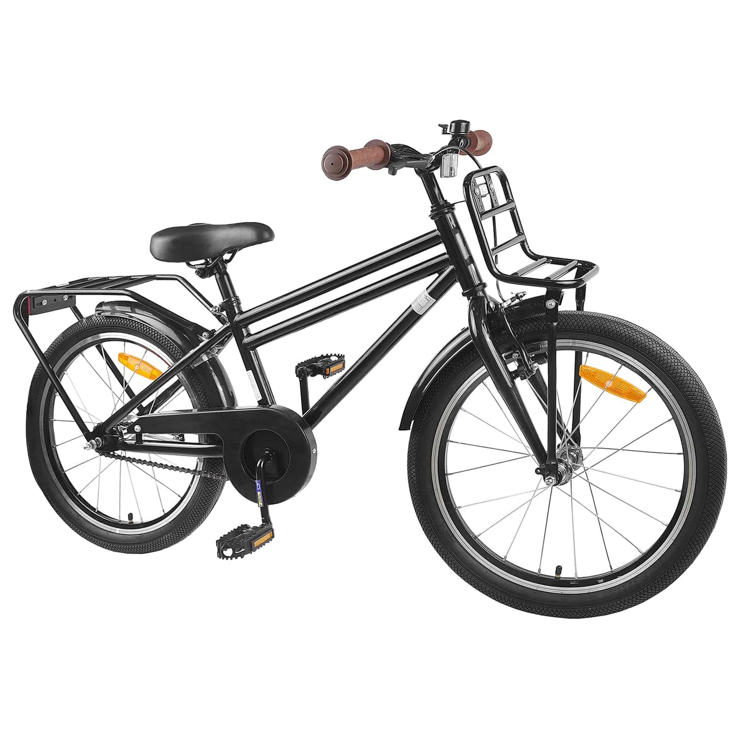 Kids Bike 22 Inches for 7-12 Years Old Black
