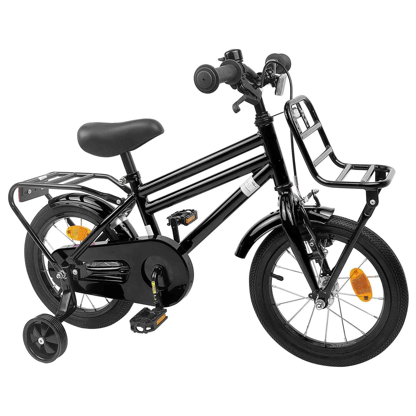 Kids Bike 12 Inches for 2-4 Years Old Black