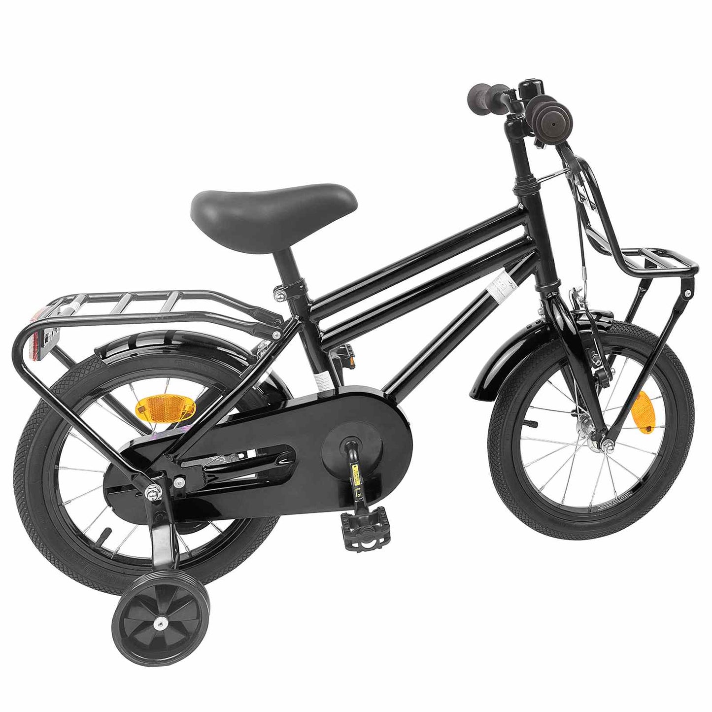 Kids Bike 14 Inches for 3-5 Years Old Black