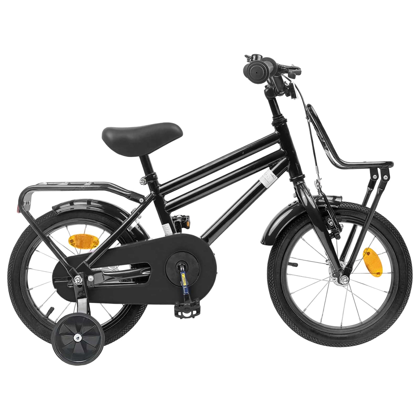 Kids Bike 14 Inches for 3-5 Years Old Black