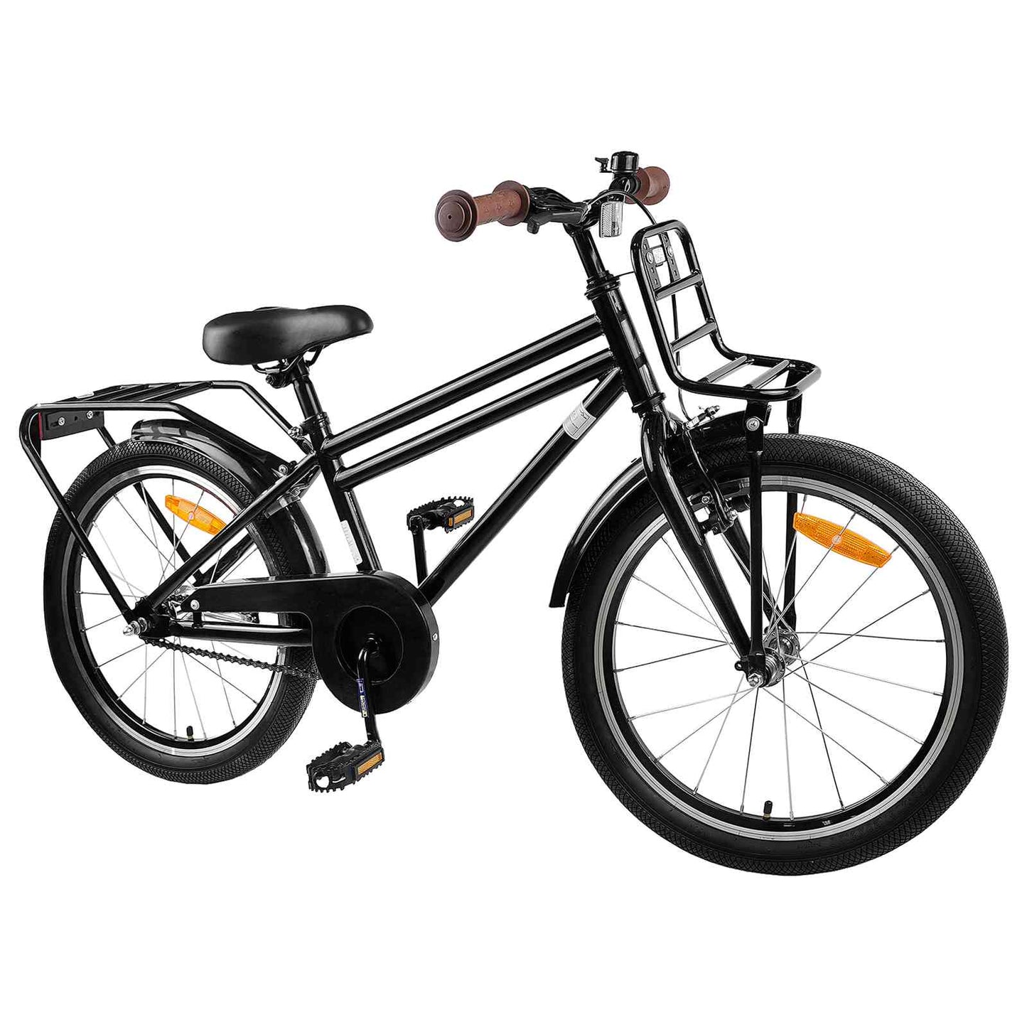 Kids Bike 22 Inches for 7-12 Years Old Black