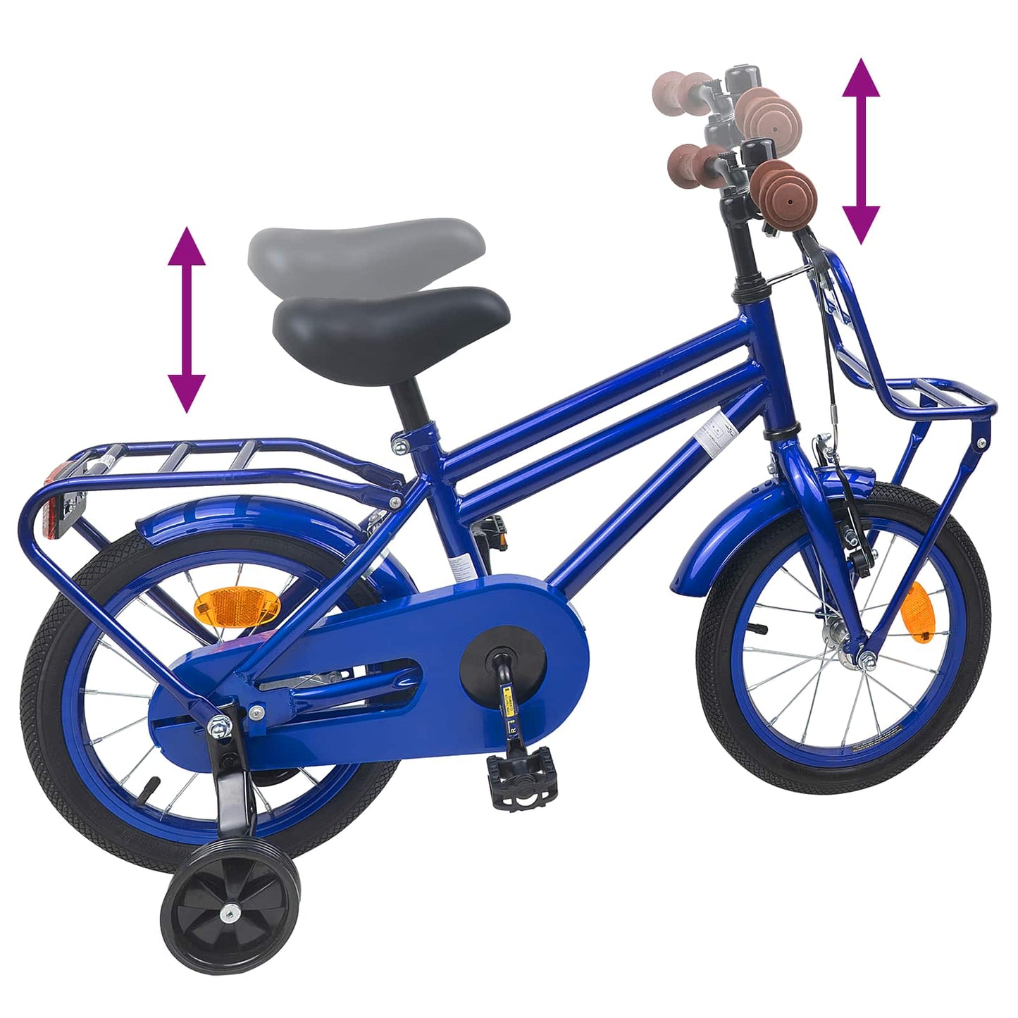 Kids Bike 16 Inches for 4-6 Years Old Dark Blue