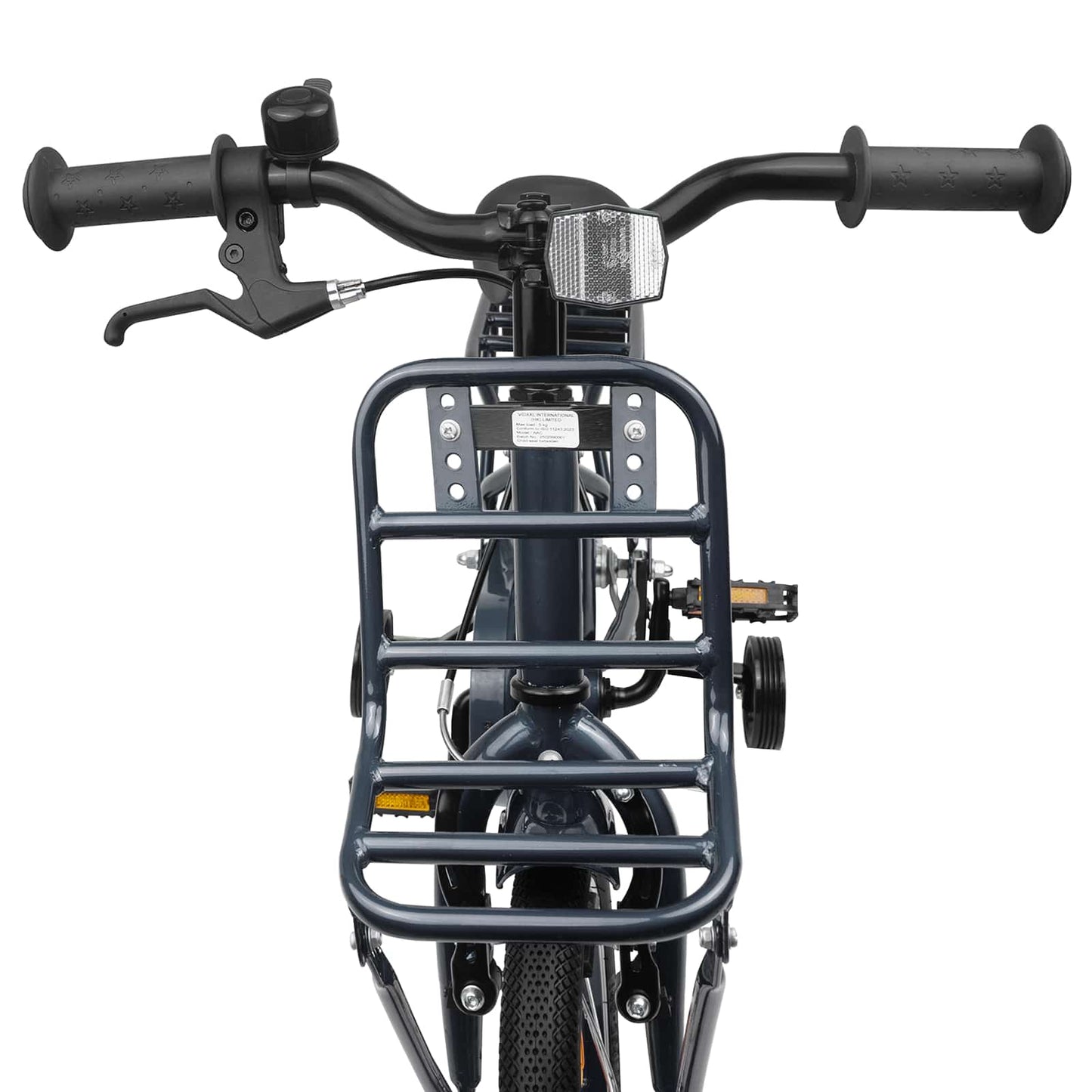 Kids Bike 12 Inches for 2-4 Years Old Dark Grey
