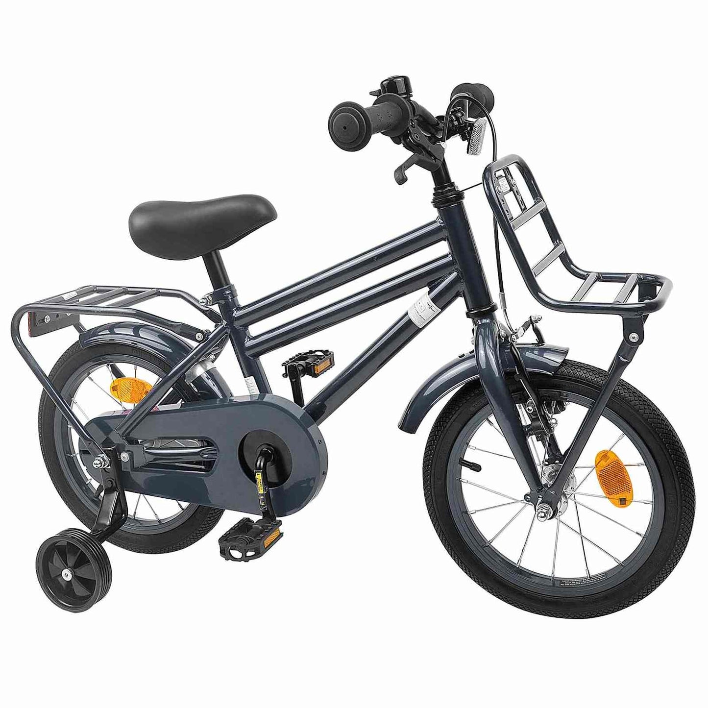 Kids Bike 12 Inches for 2-4 Years Old Dark Grey