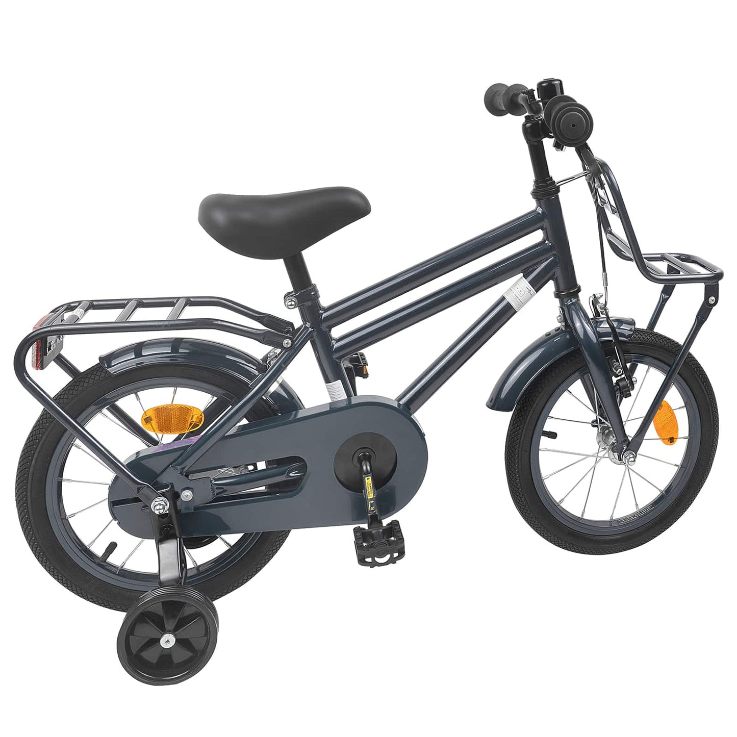 Kids Bike 12 Inches for 2-4 Years Old Dark Grey