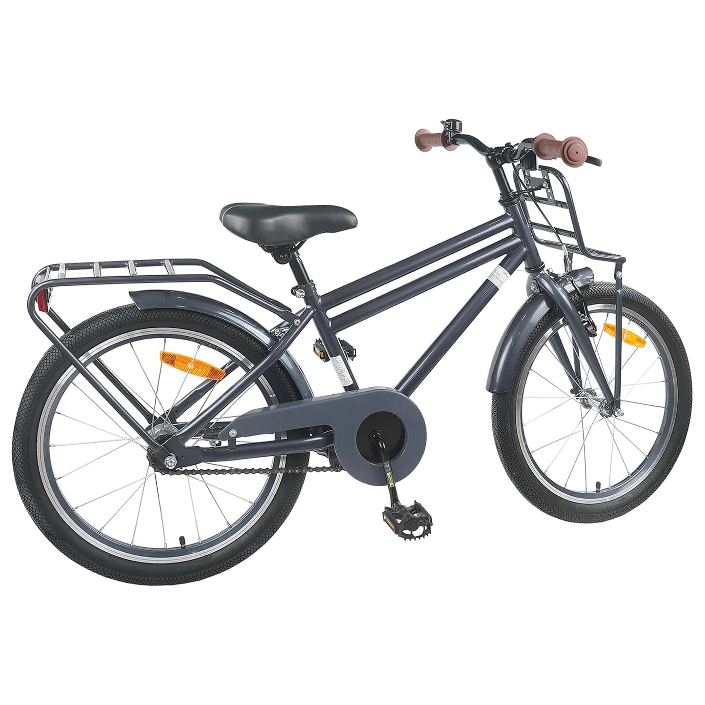 Kids Bike 18 Inches for 5-7 Years Old Dark Grey