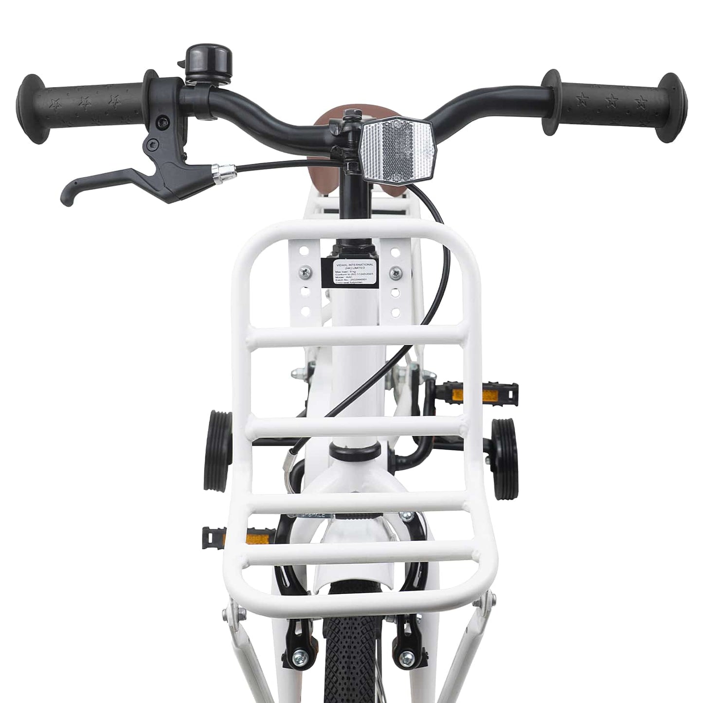 Kids Bike 12 Inches for 2-4 Years Old White