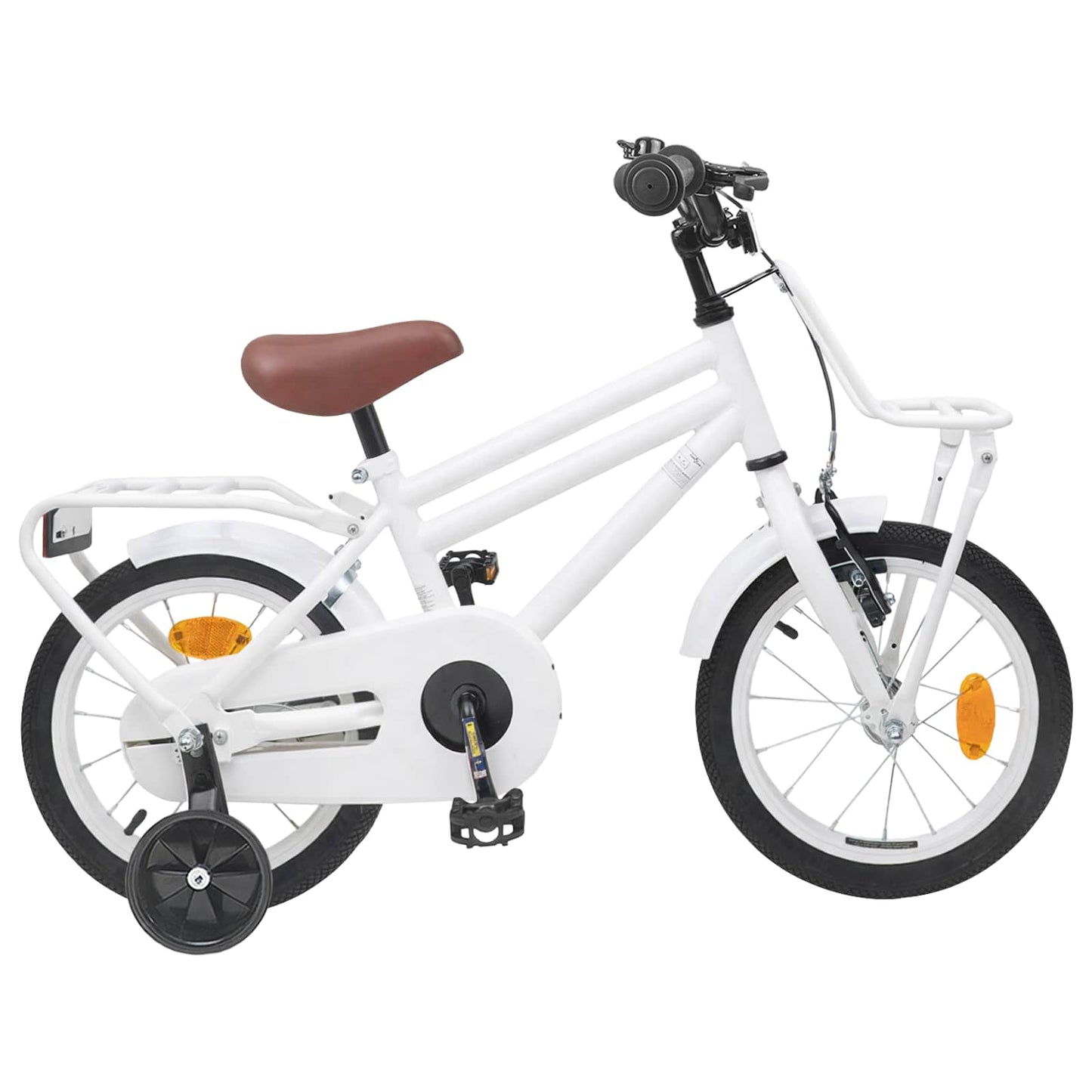 Kids Bike 12 Inches for 2-4 Years Old White