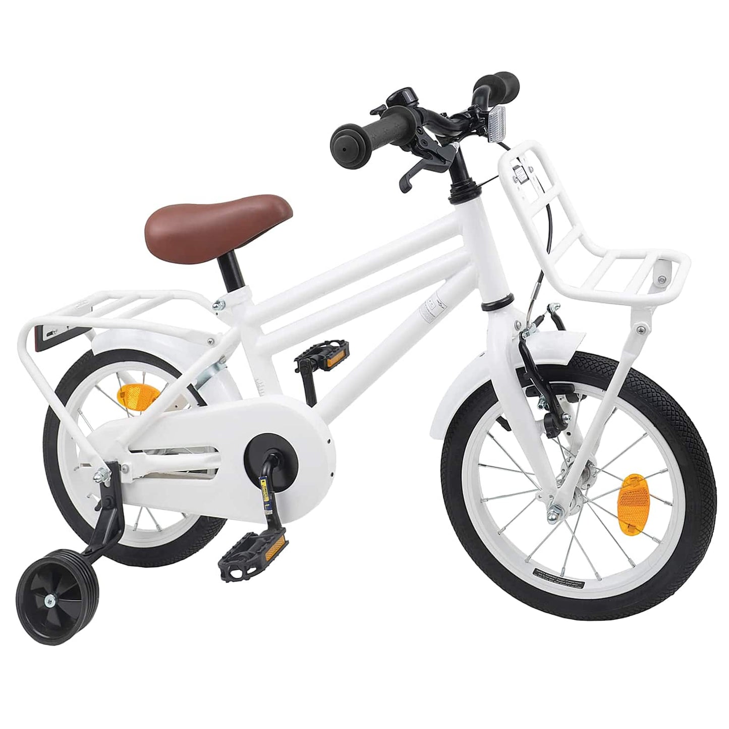 Kids Bike 16 Inches for 4-6 Years Old White