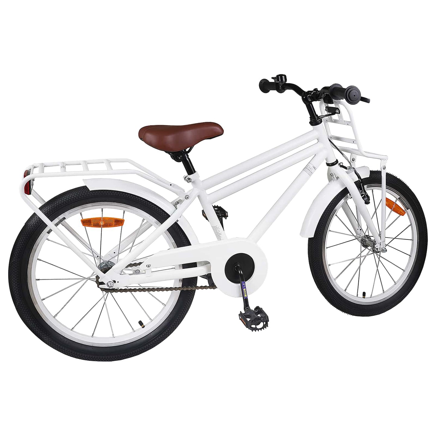 Kids Bike 18 Inches for 5-7 Years Old White