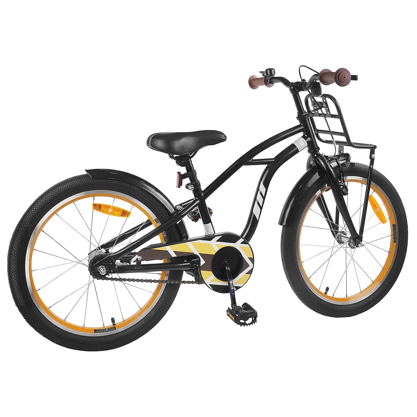 Kids Bike 20 Inches for 6-11 Years Old Black