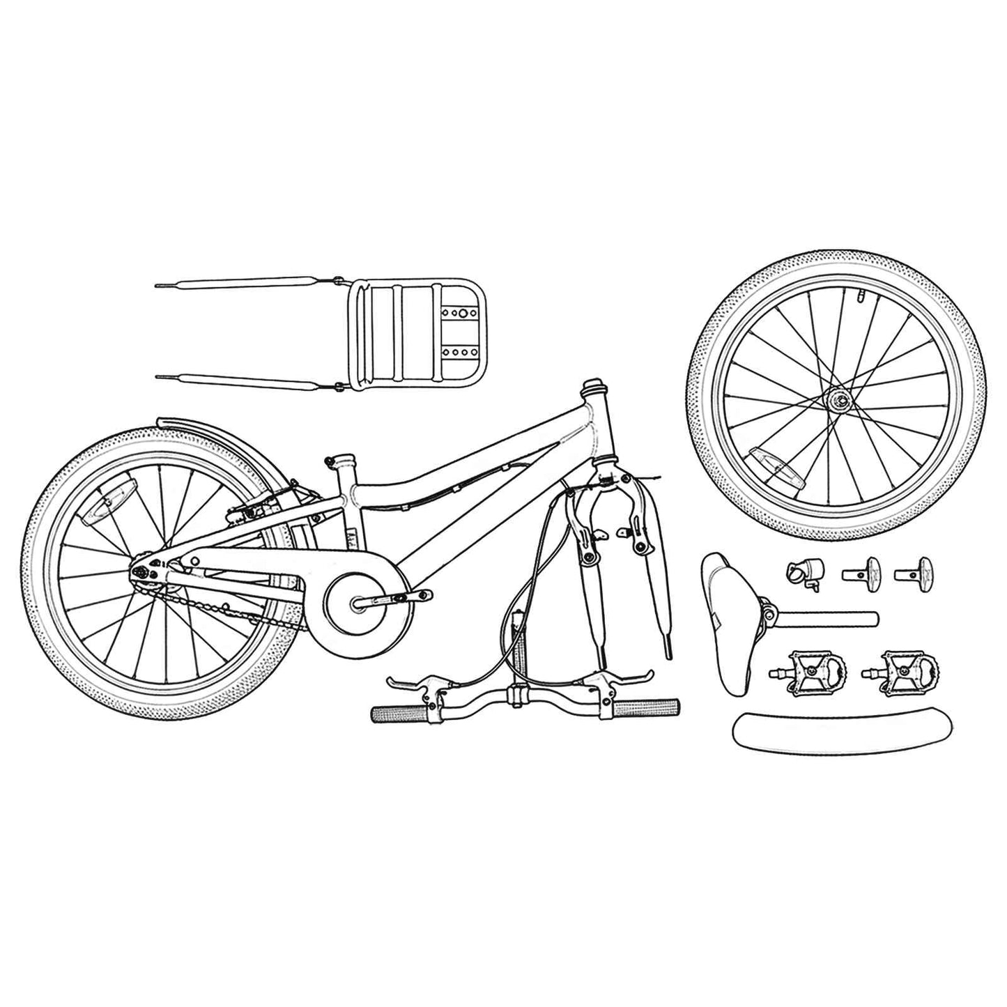 Kids Bike 20 Inches for 6-11 Years Old Dark Grey