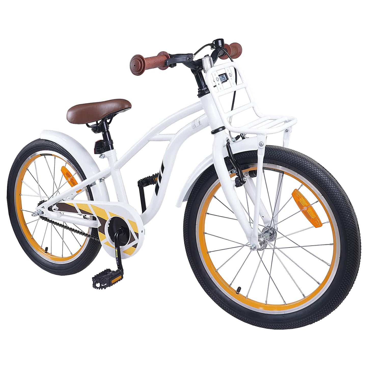 Kids Bike 20 Inches for 6-11 Years Old White