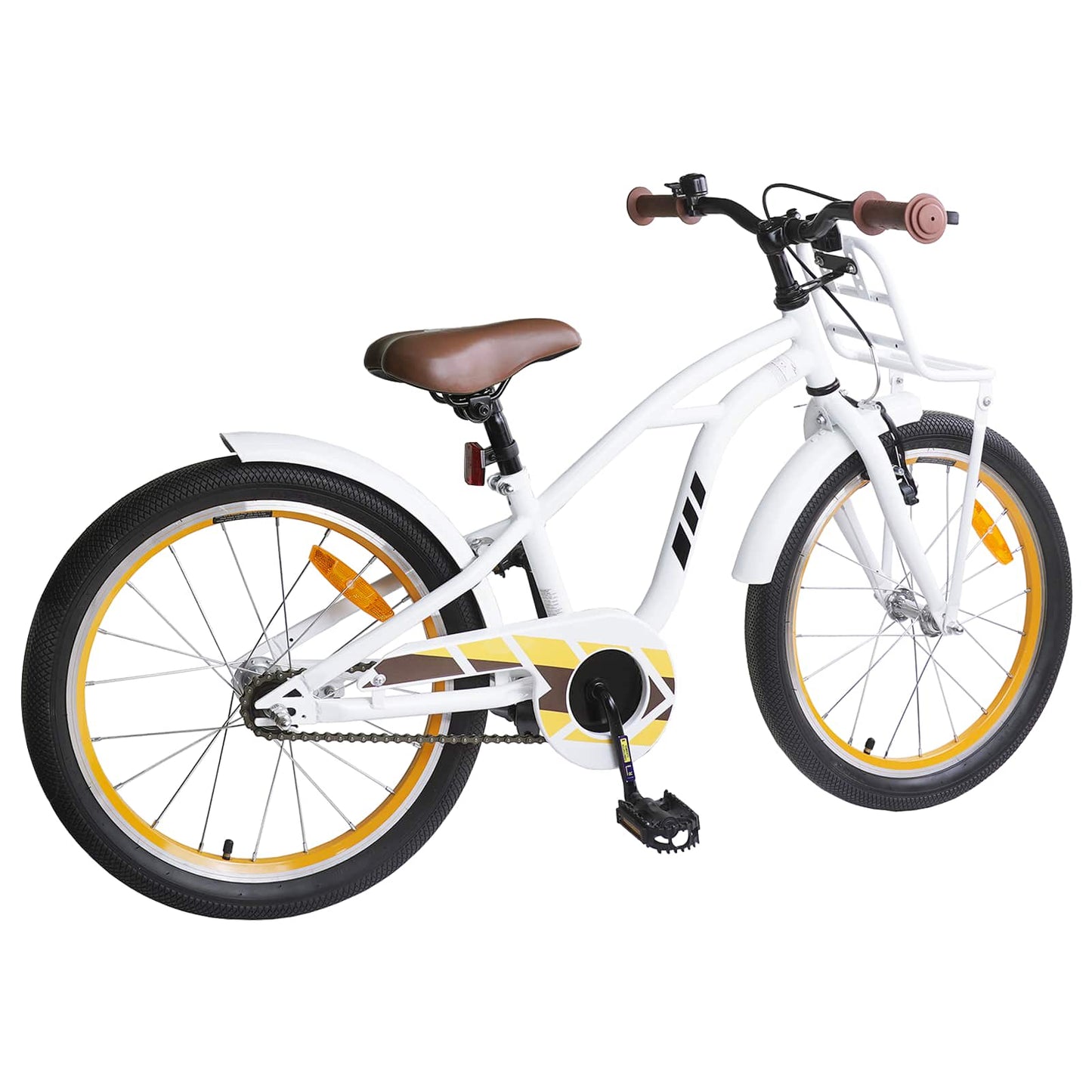 Kids Bike 20 Inches for 6-11 Years Old White