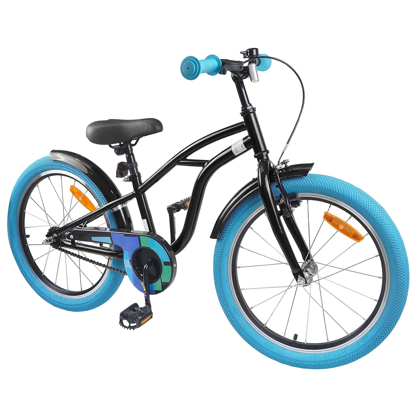 Kids Bike 20'' for 6-11 Years Old Black