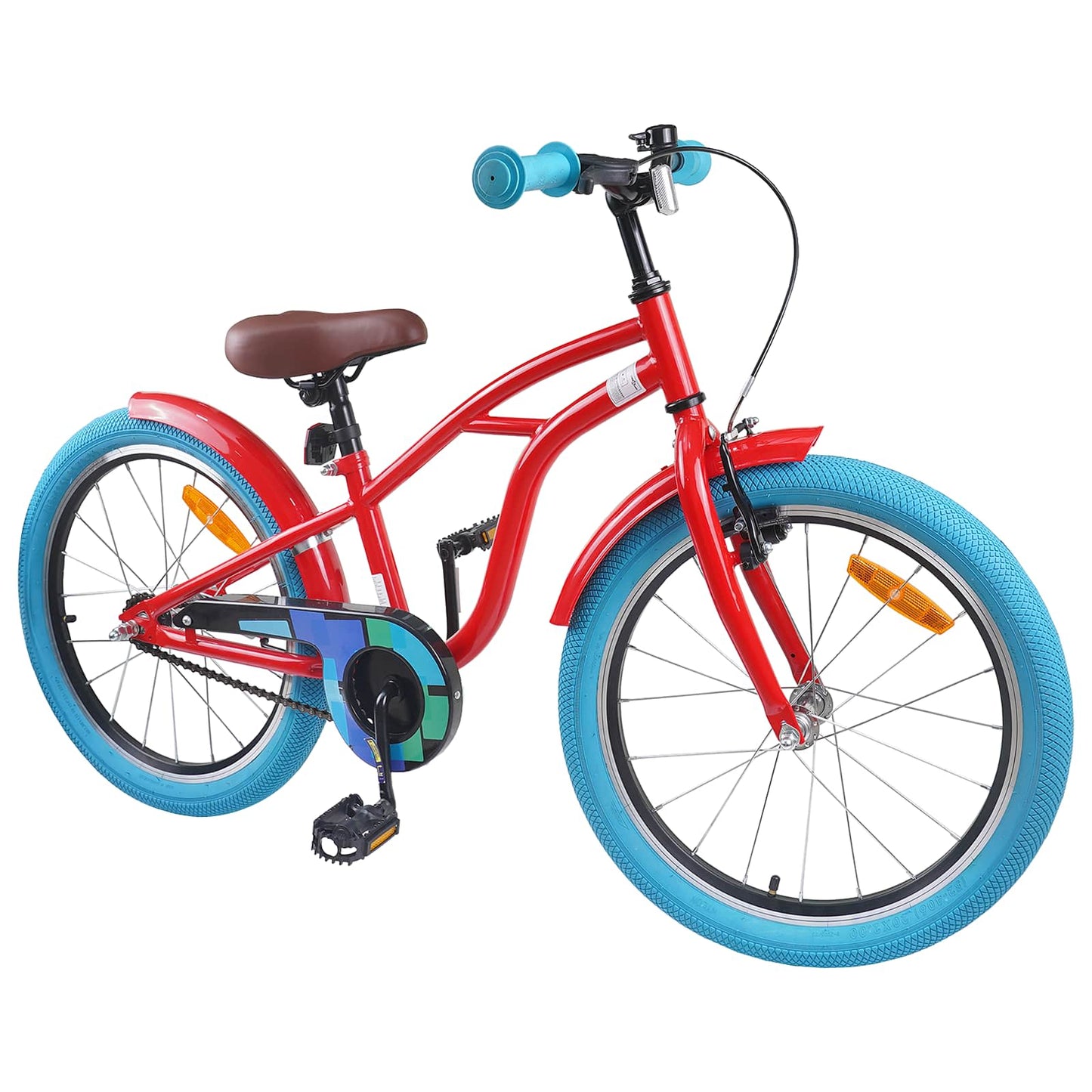 Kids Bike 22'' for 7-12 Years Old Red