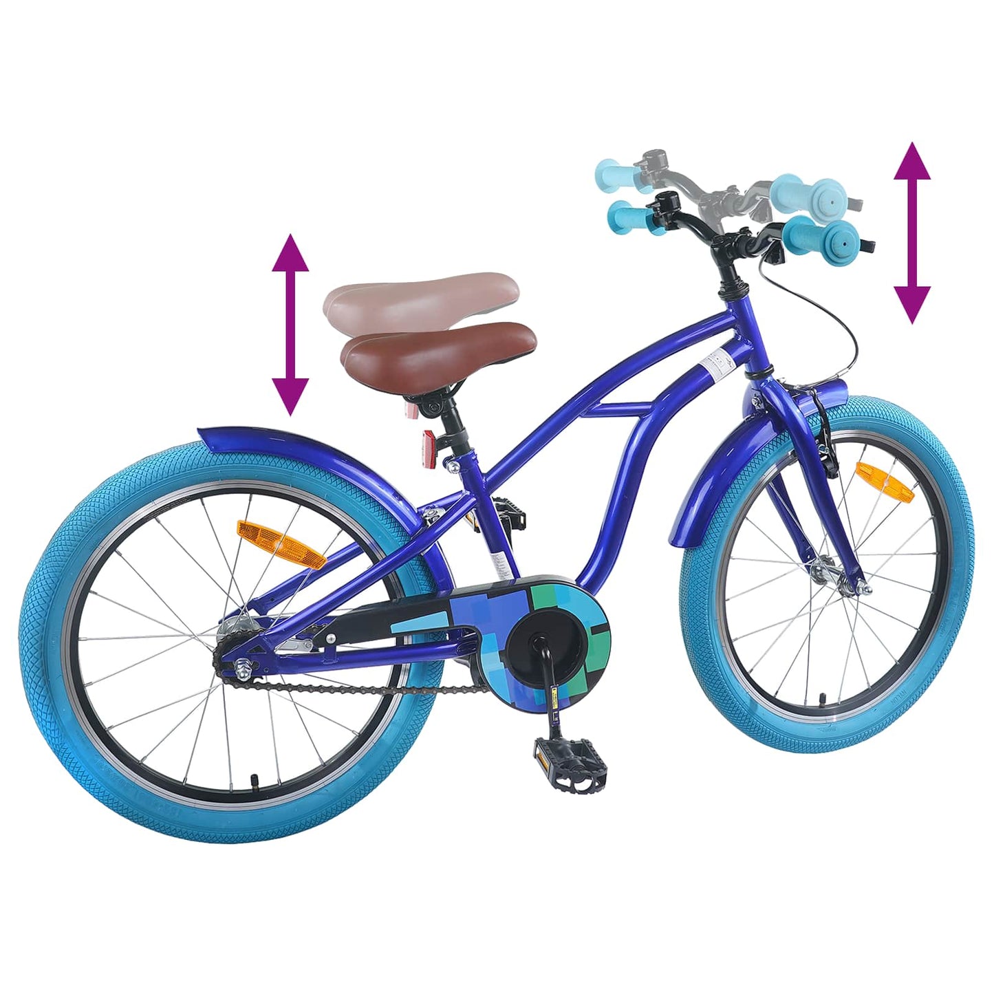 Kids Bike 20'' for 6-11 Years Old Dark Blue