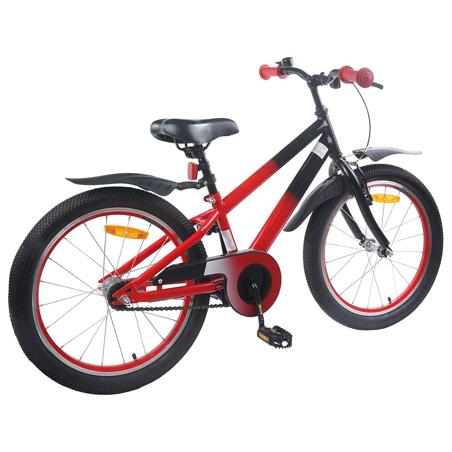Kids Bike 20 Inches for 6-11 Years Old Red and Black