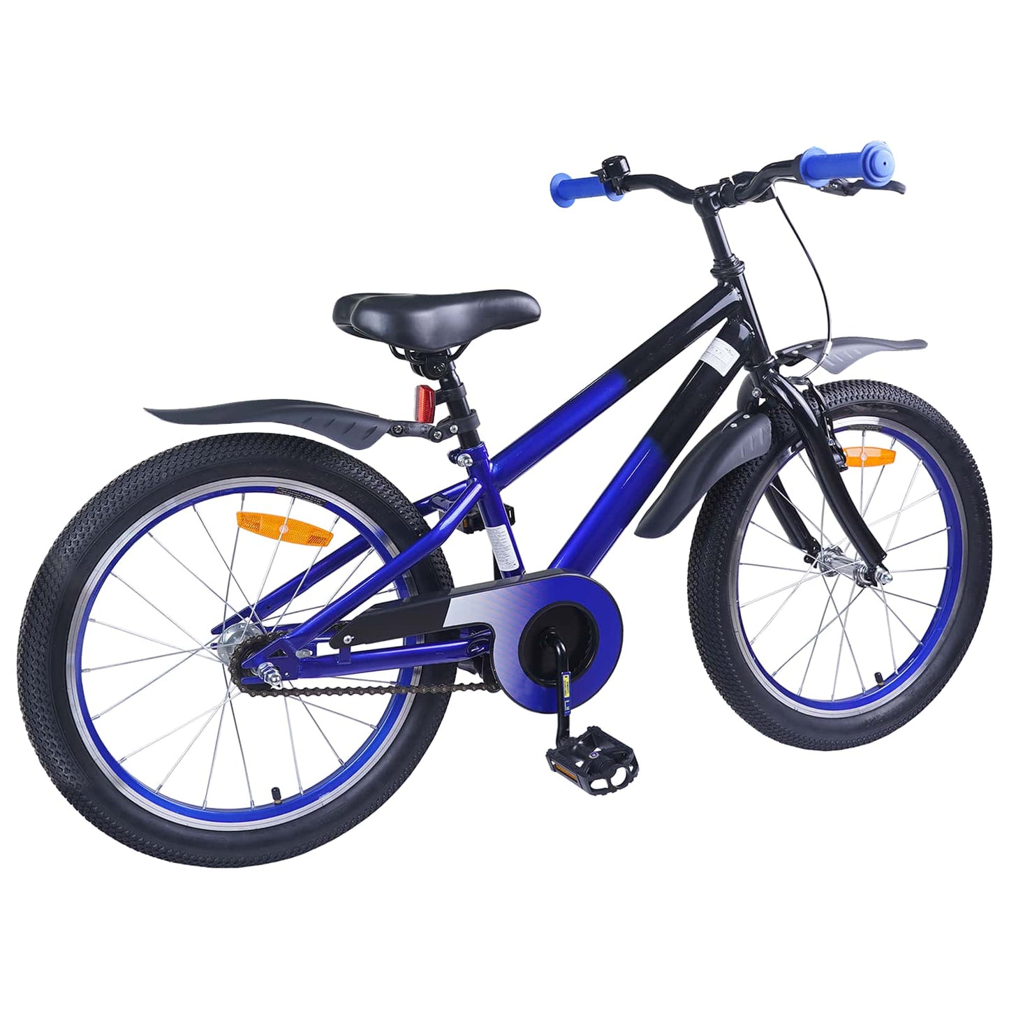 Kids Bike 18 Inches for 5-7 Years Old Blue Black